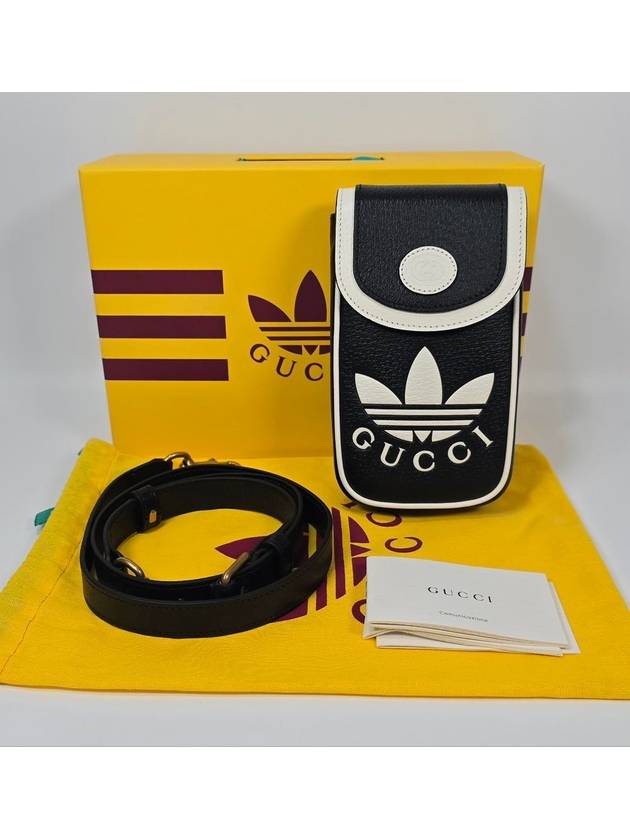 x Adidas logo mini crossbag - GUCCI - BALAAN 1