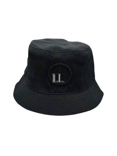 Logo Patch Nylon Bucket Hat Black - STONE ISLAND - BALAAN 2