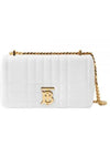 Lola Small Shoulder Bag Optic White - BURBERRY - BALAAN 2