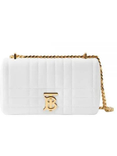 Lola Small Shoulder Bag Optic White - BURBERRY - BALAAN 2