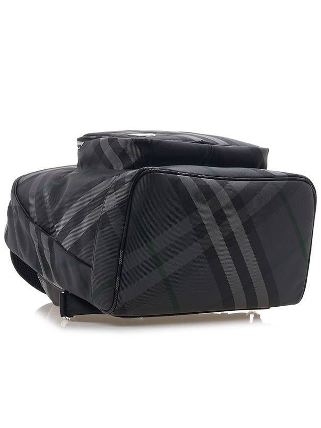 Grid Check Backpack Charcoal - BURBERRY - BALAAN 6