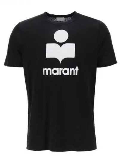 Karman Logo Short Sleeve T-Shirt Black - ISABEL MARANT - BALAAN 2