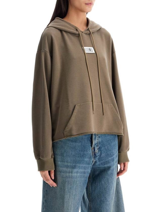 boxy hoodie with hood - MAISON MARGIELA - BALAAN 2