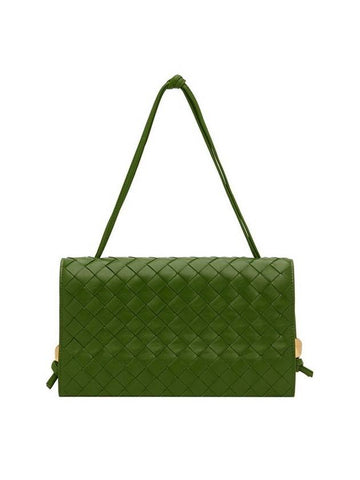 Intrecciato Strap Trio Shoulder Bag Avocado - BOTTEGA VENETA - BALAAN 1