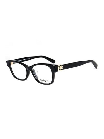 Square Frame Eyeglasses Black - SALVATORE FERRAGAMO - BALAAN 1