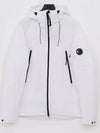 Pro Tech Hooded Jacket Gauze White - CP COMPANY - BALAAN 4