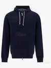 Tech Cotton Zip-Up Hoodie Navy - BRUNELLO CUCINELLI - BALAAN 2