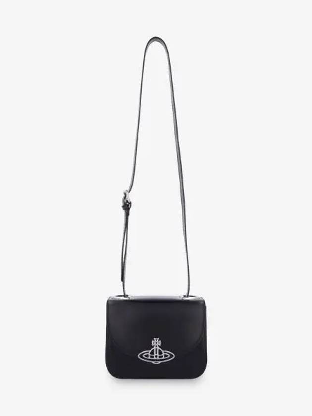 Vivienne Westwood Linda logo plaque shoulder bag 48020004WL0077 N401 - VIVIENNE WESTWOOD - BALAAN 2