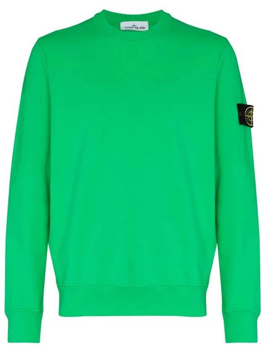 Wappen Patch Crewneck Sweatshirt Green - STONE ISLAND - BALAAN 2