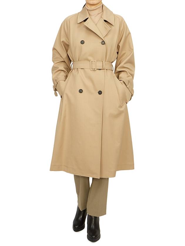 Candida Trench Coat Beige - MAX MARA - BALAAN 8