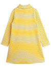 Kids Striped Half Turtleneck One Piece 2215010 223 - MINI RODINI - BALAAN 3