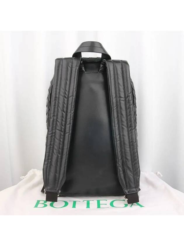 Intrecciato Small Calfskin Backpack Black - BOTTEGA VENETA - BALAAN 5