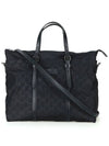Micro GG Guccissima Nylon Tote Bag Black - GUCCI - BALAAN 1