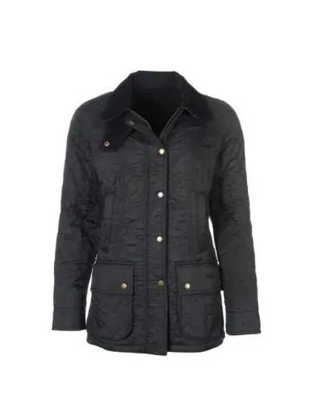 Beadnell Polar Quilt Jacket Black - BARBOUR - BALAAN 2