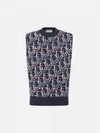 Jacquard Knit Vest Purple - DIOR - BALAAN 2