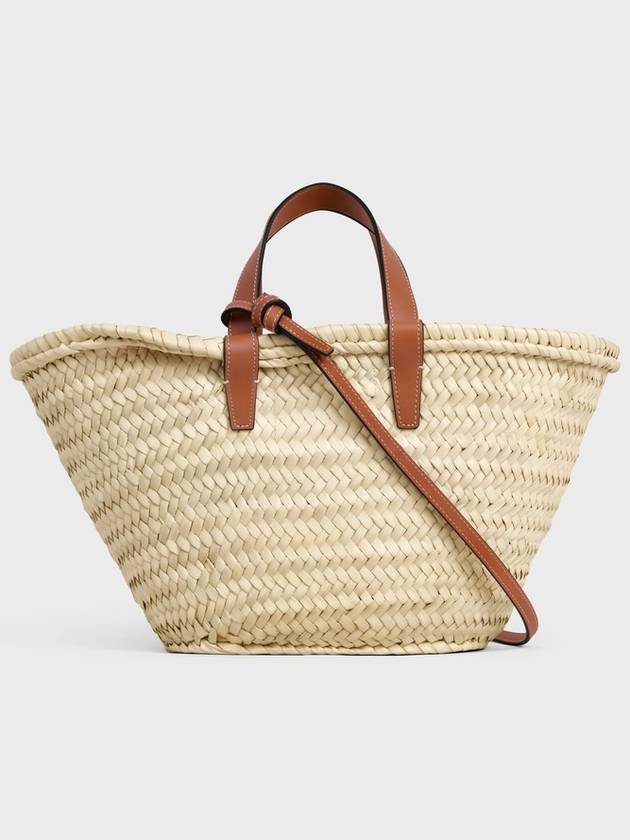 Triomphe Classic Pannier Rattan Tote Bag Tan - CELINE - BALAAN 4