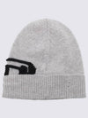 K-Peel Logo Intarsia Beanie Grey - DIESEL - BALAAN 3