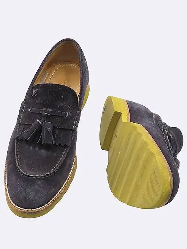 Smith Market Navy Loafers Men s Shoes - LOUIS VUITTON - BALAAN 2