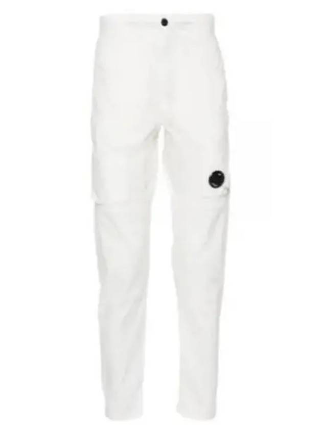 Lens Detail Cargo Pants White - CP COMPANY - BALAAN 2