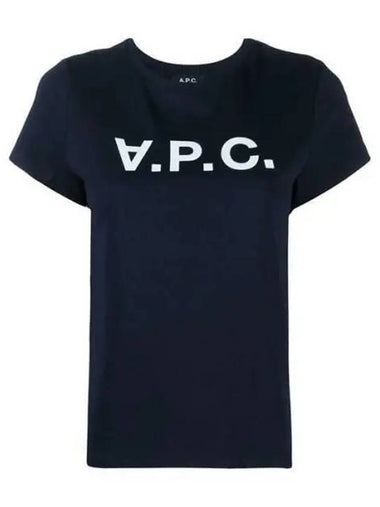 COBQX F26944 VPC Logo Short Sleeve T Shirt IAK 271039 1008961 - A.P.C. - BALAAN 1