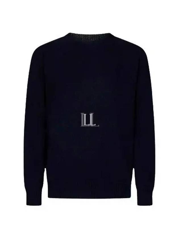 Crewneck Wool Knit Top Navy - JIL SANDER - BALAAN 2