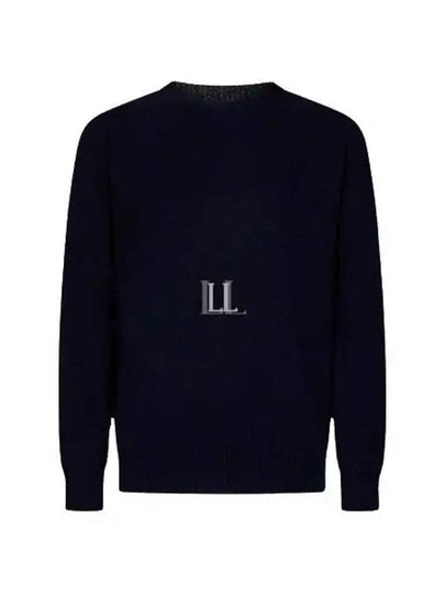 Crewneck Wool Knit Top Navy - JIL SANDER - BALAAN 2