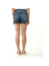 High Waist Denim Shorts Blue - CHLOE - BALAAN 5