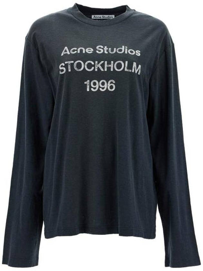 Logo Print Distressed T-Shirt CL0197 - ACNE STUDIOS - BALAAN 2