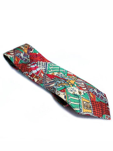 paris pattern tie - HERMES - BALAAN 1