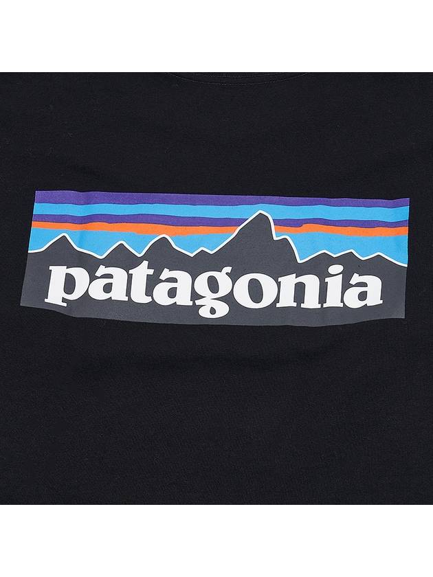 P 6 Responsibili Long Sleeve T-Shirt Black - PATAGONIA - BALAAN 8