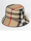 Check Pattern Cotton Bucket Hat Beige - BURBERRY - BALAAN 4