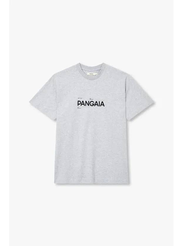 Unisex 365 Graphic Midweight T Shirt Melange Gray - PANGAIA - BALAAN 1