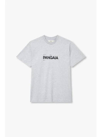 Unisex 365 Graphic Midweight T Shirt Melange Gray - PANGAIA - BALAAN 1