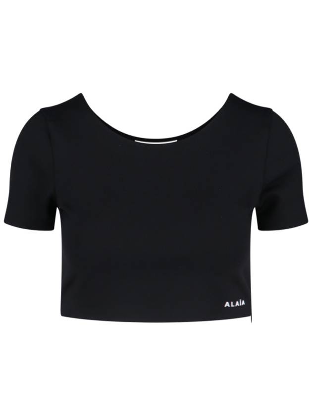 Alaia T-shirts and Polos Black - ALAIA - BALAAN 1