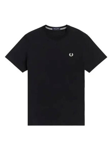 Fred Perry crew neck short sleeve t shirt black - FRED PERRY - BALAAN 1