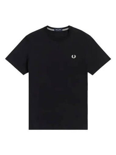 Fred Perry crew neck short sleeve t shirt black - FRED PERRY - BALAAN 1