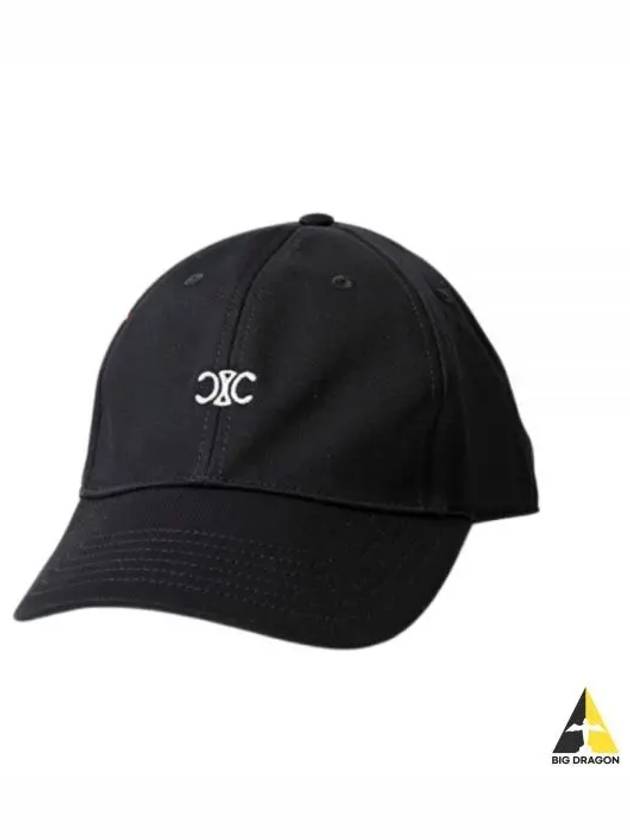 Triumph Logo Cotton Ball Cap Black - CELINE - BALAAN 2