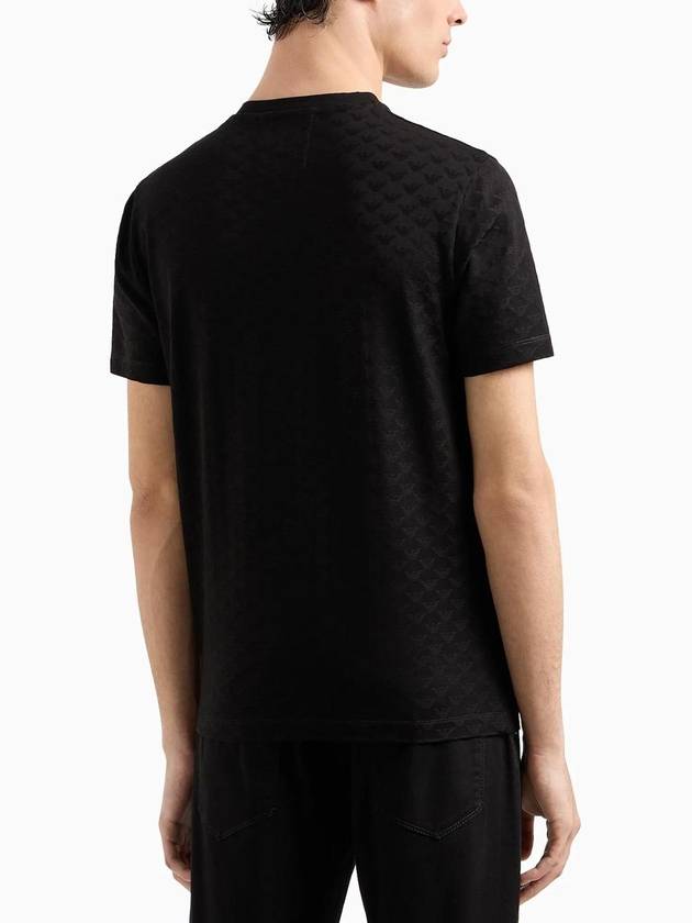 short sleeve t-shirt black - EMPORIO ARMANI - BALAAN 4