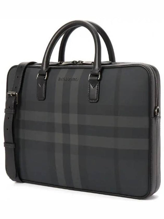 Slim Ainsworth Check Case Dark Grey - BURBERRY - BALAAN 2