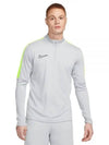 Dri Fit Academy 1 4 Zip Up Long Sleeve T-Shirt Grey - NIKE - BALAAN 2