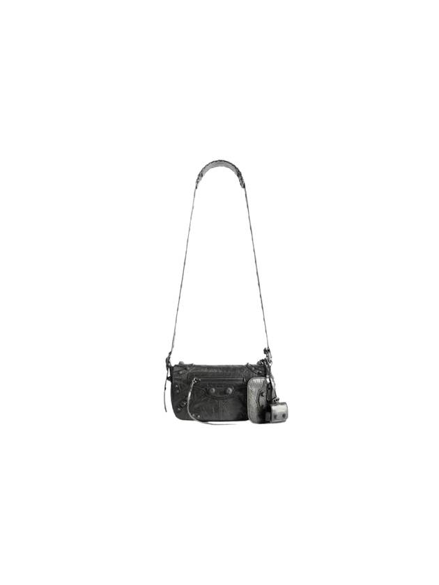 Le Cagole XS Flap Cross Bag Steel Grey - BALENCIAGA - BALAAN 4