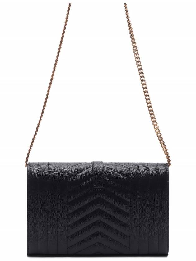 Cassandre Monogram Chain Cross Bag Black - SAINT LAURENT - BALAAN 5