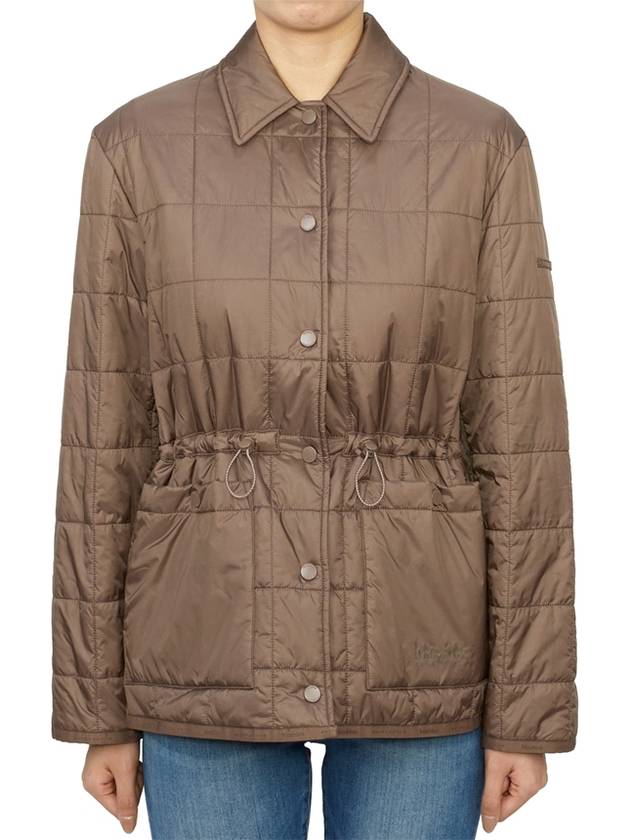 Como Quilted Jacket Brown - MAX MARA - BALAAN 1