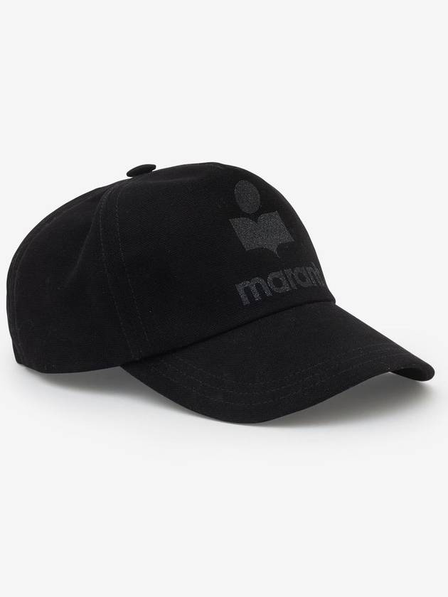 Tyron Embroidery Logo Ball Cap Black - ISABEL MARANT - BALAAN 6