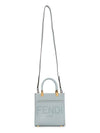 Soft Leather Mini Bag Blue - FENDI - BALAAN 7