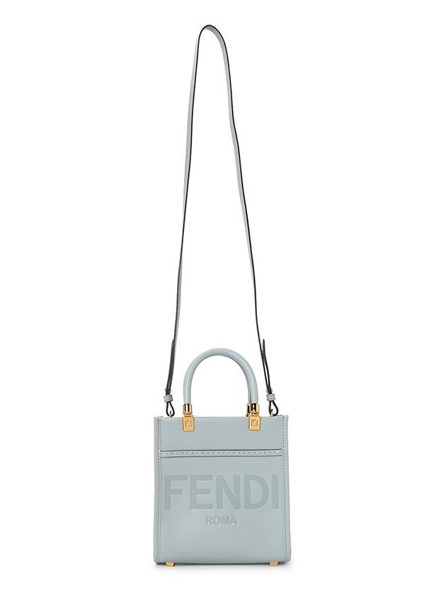 Soft Leather Mini Bag Blue - FENDI - BALAAN 7