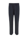 Ankle Drawstring Straight Pants Black - HELMUT LANG - BALAAN 1