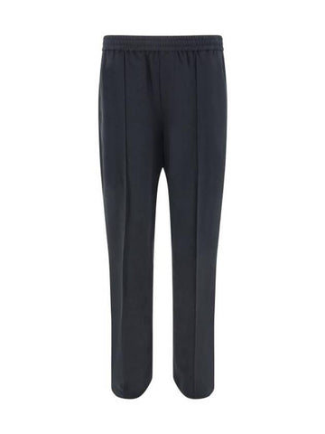 Ankle Drawstring Straight Pants Black - HELMUT LANG - BALAAN 1