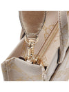 Gigi Small Metallic Empire Logo Jacquard Tote Bag Pale Gold Natural - MICHAEL KORS - BALAAN 10