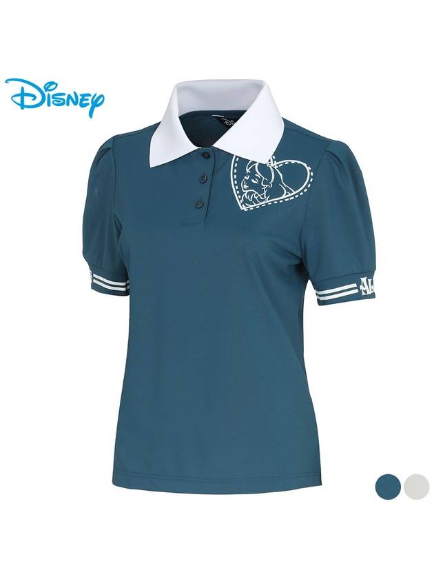 Shirring Sleeve Collar T-Shirt DN2LTS037 - DISNEY GOLF - BALAAN 2